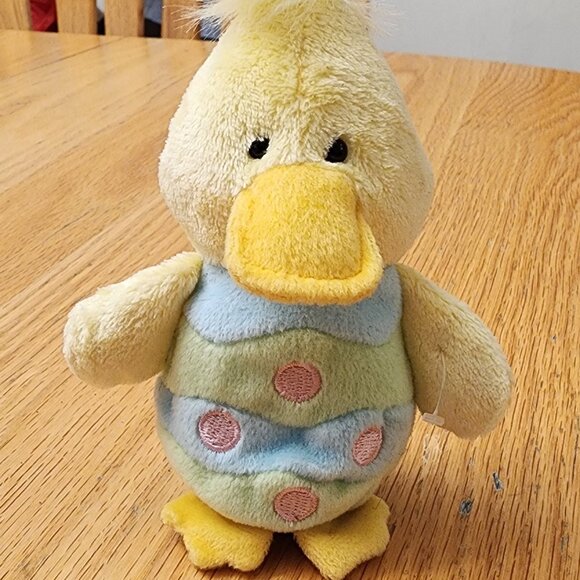 RUSS Easter Duck Plushie Stuffed Animal Toy - Picture 4 of 9